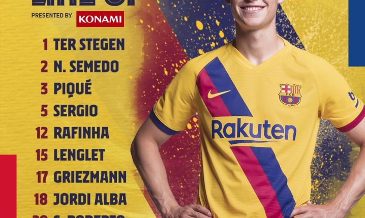 Skład FC Barcelony na mecz z Osasuną